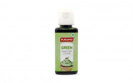 Puramio Green Liquid Food Colour   Plastic Bottle  50 millilitre